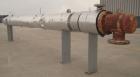 Used Mueller Shell and Tube Heat Exchanger, 250 square feet, horizontal. Carbon steel shell rated 125 psi at 600 deg F and -20 deg F at 125 psi. (73) 3/4