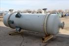 Unused- Perry Products Single Pass Shell & Tube Heat Exchanger, 4,143 Square Feet, Model FTS-48-4143, Vertical. Carbon steel shell rated 183 psi/Full Vacuum at -20 to 300 degrees F. (2110) 3/4