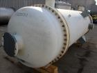 Unused- Perry Products Single Pass Shell & Tube Heat Exchanger, 4,143 Square Feet, Model FTS-48-4143, Vertical. Carbon steel shell rated 183 psi/Full Vacuum at -20 to 300 degrees F. (2110) 3/4