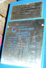 Used SGL Carbon Group Cylindrical Block Graphite Heat Exchanger. Approximately 25 square feet, vertical, model CK2. Service and process sides each rated 100 psi at 356 deg F. Openings: shell (2) 2