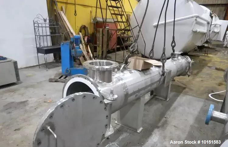 Used Paget 316L Stainless Steel Shell & Tube Heat Exchanger – 564 Sq. Ft., 150 PSI (2022)