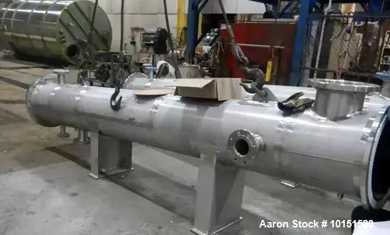 Used Paget 316L Stainless Steel Shell & Tube Heat Exchanger – 564 Sq. Ft., 150 PSI (2022)