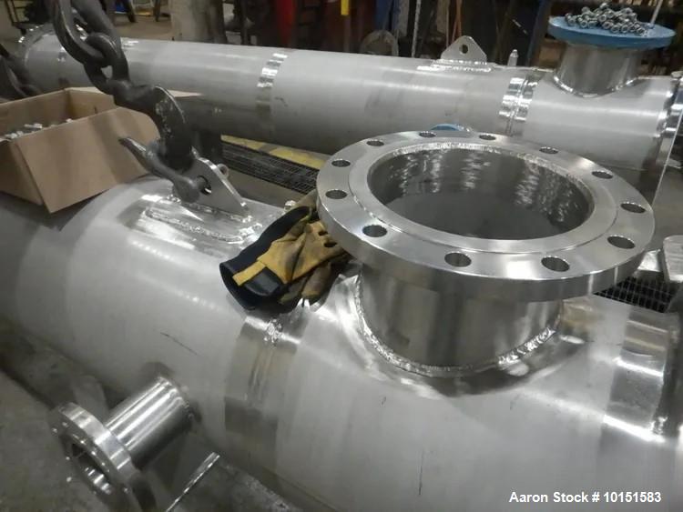 Used Paget 316L Stainless Steel Shell & Tube Heat Exchanger – 564 Sq. Ft., 150 PSI (2022)