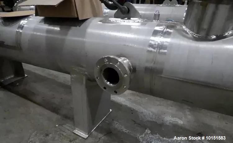 Used Paget 316L Stainless Steel Shell & Tube Heat Exchanger – 564 Sq. Ft., 150 PSI (2022)