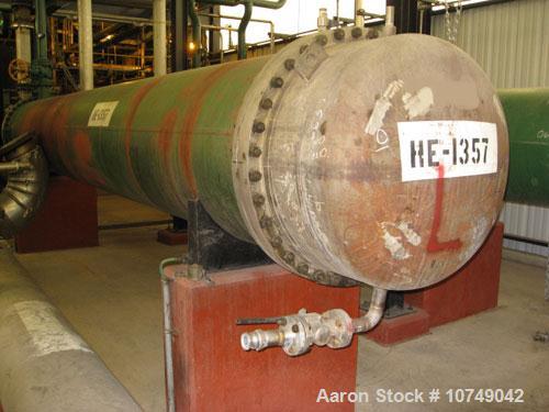 Used-Heat Exchanger, 304 stainless steel, 2461 square feet.