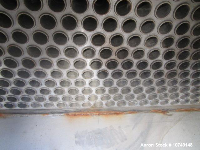 Used – Praj Industries 1185 sq. ft. Horizontal Shell & Tube Heat Exchanger – 304L SS Shell, NB Code