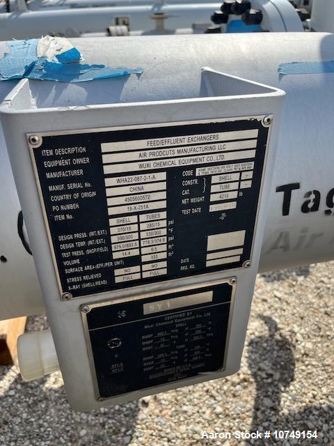 Unused Wuxi Duplex 2205 Horizontal U-Tube Heat Exchanger – 333 Sq. Ft., 7.9 MMBTU/Hr (2023)