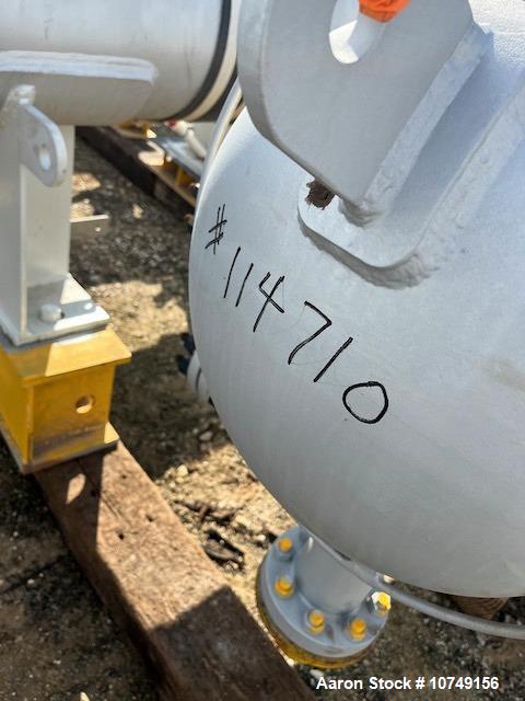 Used Wuxi Chemical Equipment 234 sq. ft. Horizontal Shell and Tube Heat Exchanger. Duplex 2205 stainless steel tubes rated 532 psi at 32 to 430 degrees F. 9' Tube length. 316L Stainless Steel shell r...