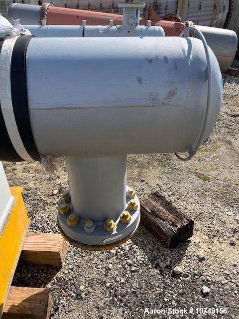 Used Wuxi Chemical Equipment 234 sq. ft. Horizontal Shell and Tube Heat Exchanger. Duplex 2205 stainless steel tubes rated 532 psi at 32 to 430 degrees F. 9' Tube length. 316L Stainless Steel shell r...