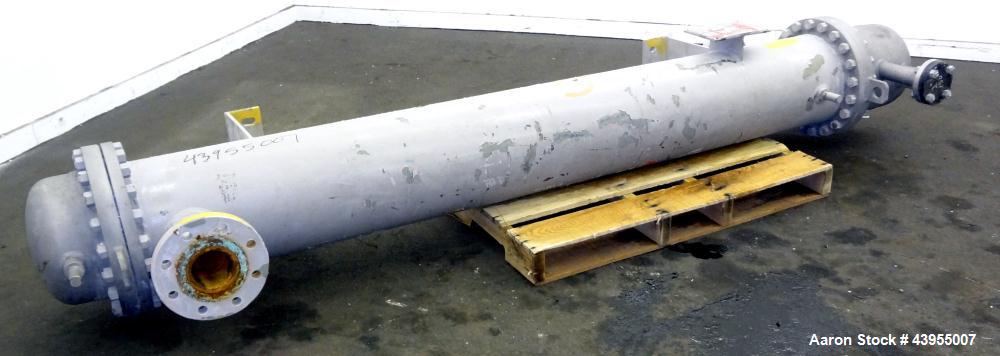 Used Exchanger Repair Service Multiple Pass Shell And Tube Heat Exchanger, 144 Square Feet, Horizontal. Carbon steel shell rated 484 psi at -20 to 400 degrees F. (92) 3/4" Diameter 316 stainless stee...
