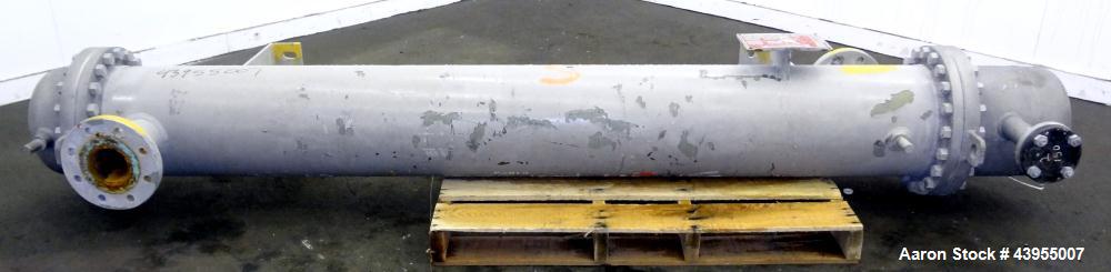 Used Exchanger Repair Service Multiple Pass Shell And Tube Heat Exchanger, 144 Square Feet, Horizontal. Carbon steel shell rated 484 psi at -20 to 400 degrees F. (92) 3/4" Diameter 316 stainless stee...