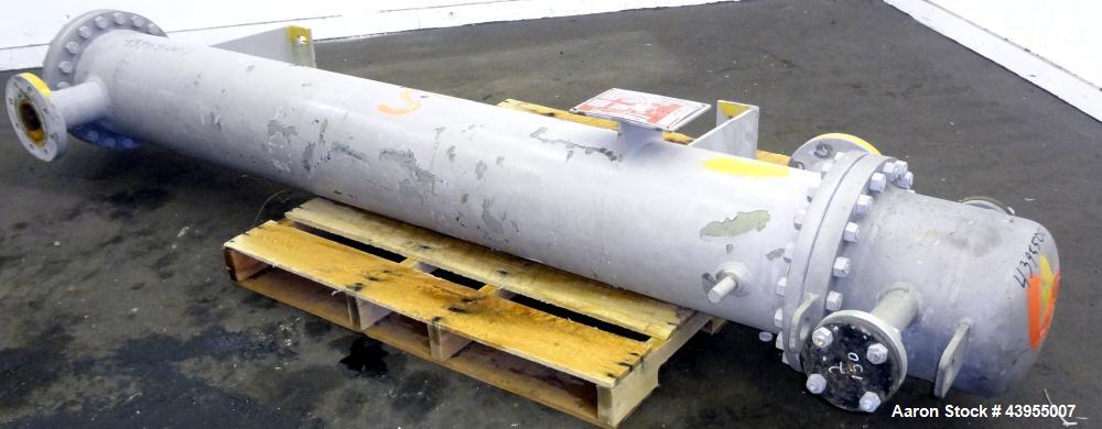Used Exchanger Repair Service Multiple Pass Shell And Tube Heat Exchanger, 144 Square Feet, Horizontal. Carbon steel shell rated 484 psi at -20 to 400 degrees F. (92) 3/4" Diameter 316 stainless stee...