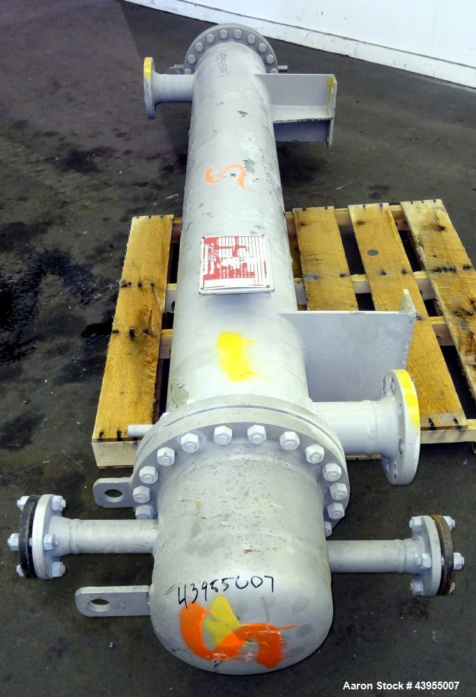 Used Exchanger Repair Service Multiple Pass Shell And Tube Heat Exchanger, 144 Square Feet, Horizontal. Carbon steel shell rated 484 psi at -20 to 400 degrees F. (92) 3/4" Diameter 316 stainless stee...