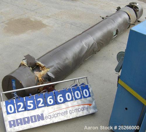 Used KAM Thermal U-Tube Heat Exchanger, 70 square feet, horizontal. Carbon steel shell rated 200 psi at 400 deg.f., (36) 3/4" diameter x 10' long 304 stainless steel tubes, and tube sheet rated 200 p...