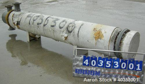 Used- Ketema shell and tube heat exchanger, type 1-V-2(BEM), 622 square feet, horizontal. Carbon steel shell, 304 stainless ...