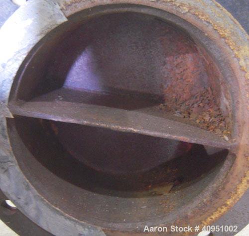 Used KAM Thermal 4 Pass Shell and Tube Heat Exchanger, Approximately 122 Square Feet, Horizontal. 316 stainless steel shell rated 150 psi/fv at 250 deg F. (104) 3/4" diameter x 71 1/2" long 316 stain...