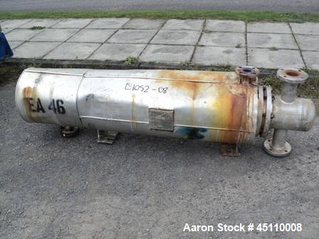 Used Stainless Steel Horizontal Shell and Tube Heat Exchanger