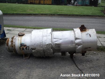 Used Stainless Steel Horizontal Shell and Tube Heat Exchanger