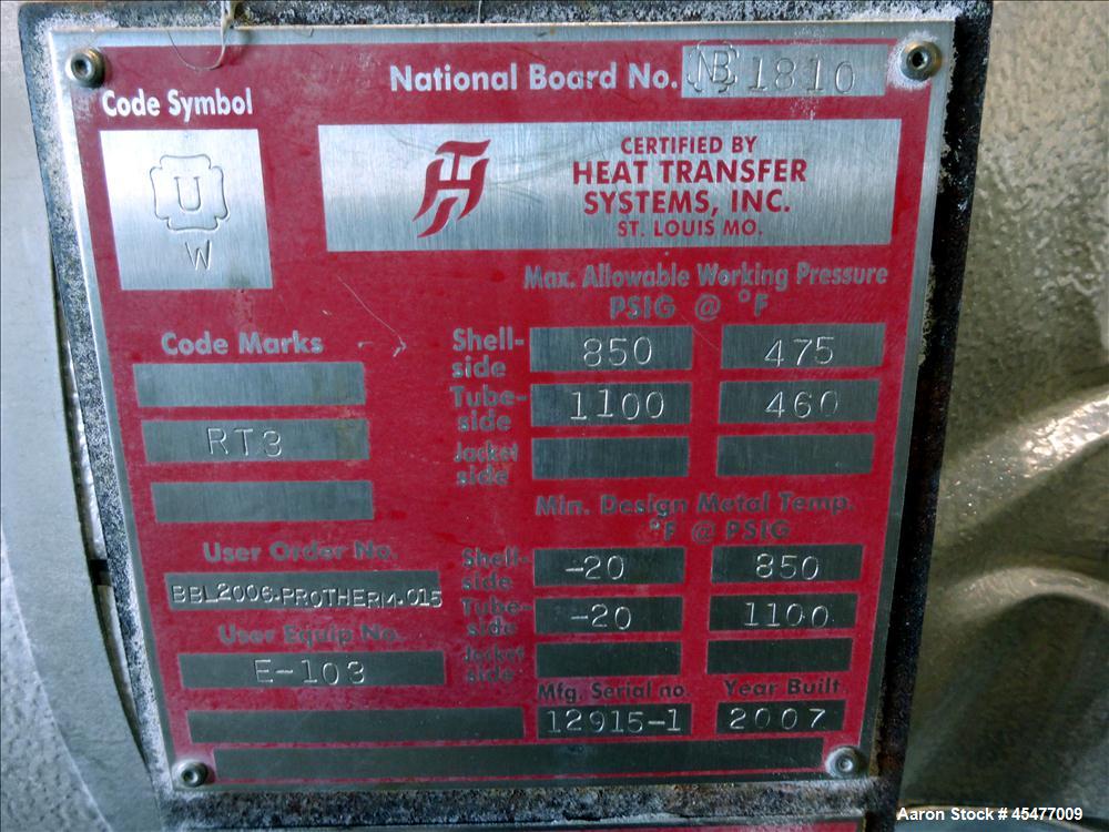 Used Heat Transfer Systems, Inc Heat Exchanger