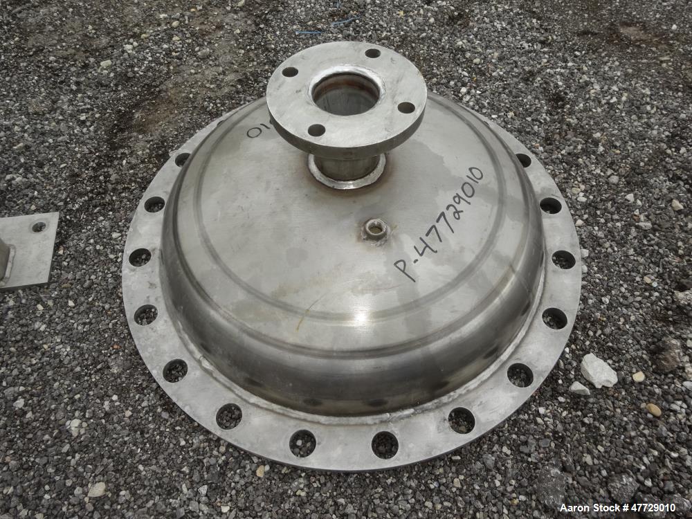 Used Shell and Tube Heat Exchanger, Approximate 200 Square Feet, 304 Stainless