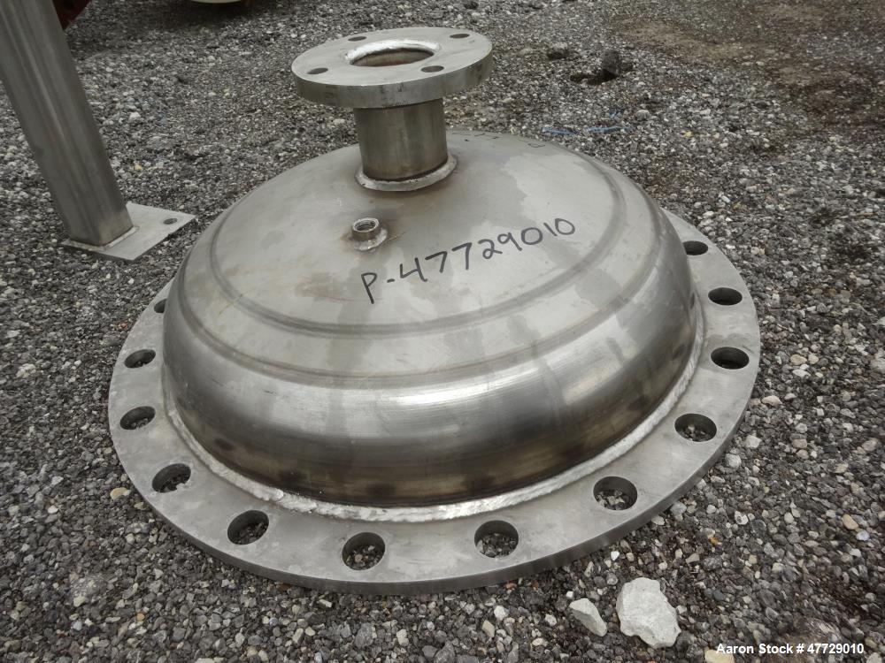 Used Shell and Tube Heat Exchanger, Approximate 200 Square Feet, 304 Stainless