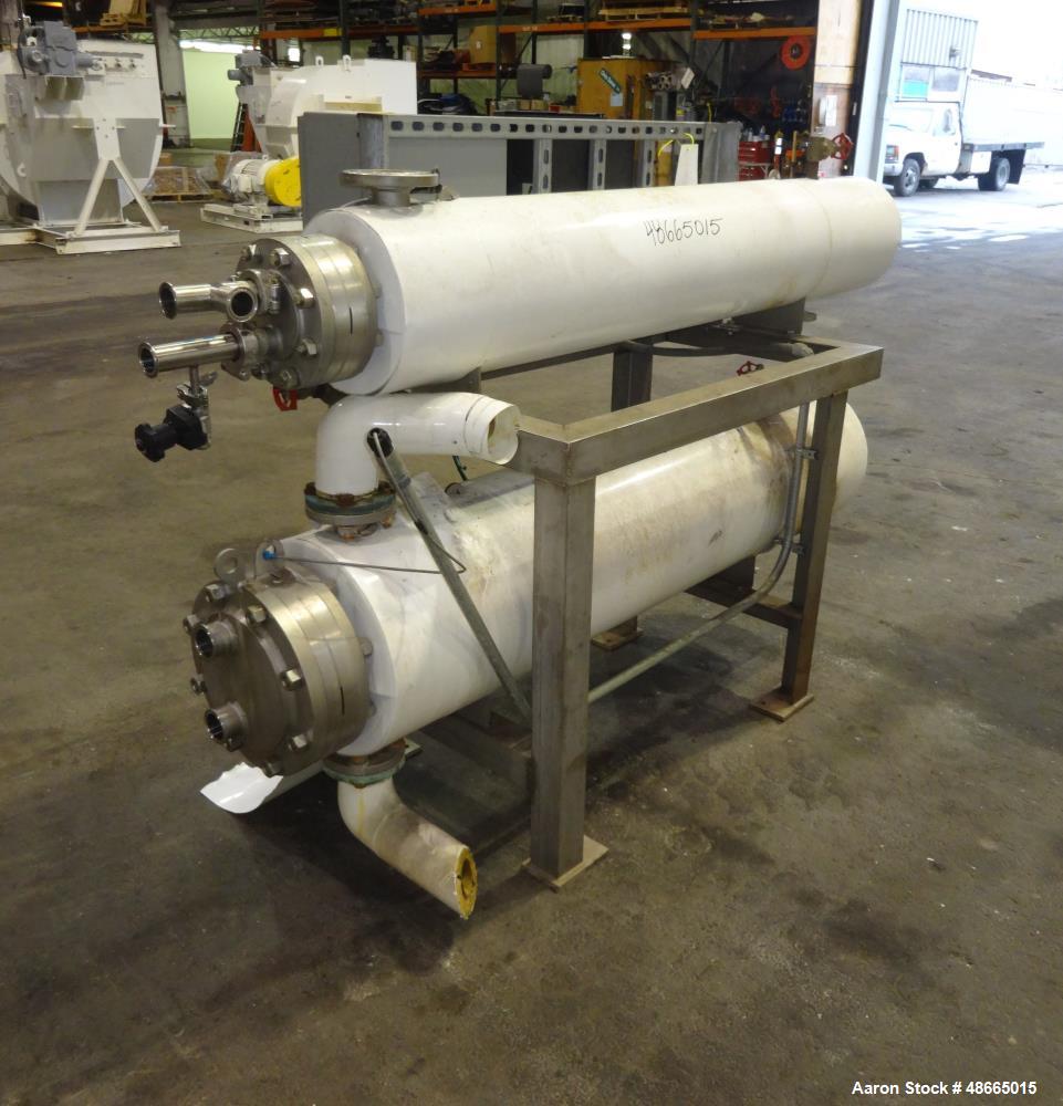 Used Allegheny Bradford Dual Mounted Heat Exchanger System, Stainless Steel.