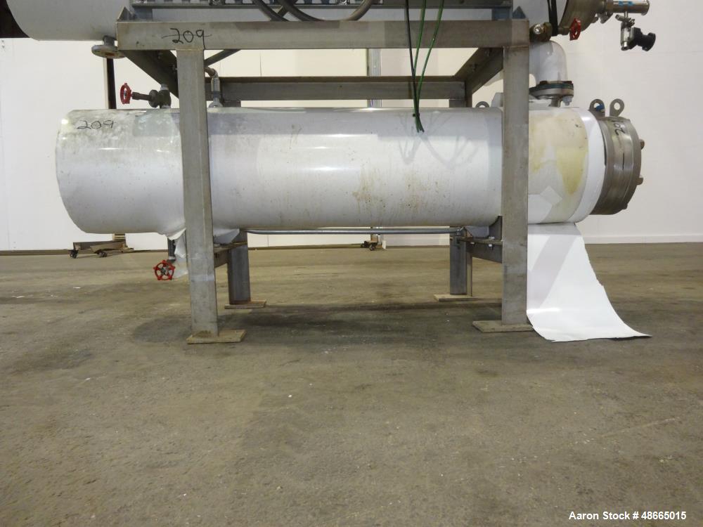 Used Allegheny Bradford Dual Mounted Heat Exchanger System, Stainless Steel.