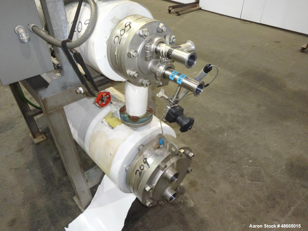 Used Allegheny Bradford Dual Mounted Heat Exchanger System, Stainless Steel.