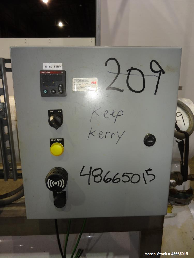 Used Allegheny Bradford Dual Mounted Heat Exchanger System, Stainless Steel.