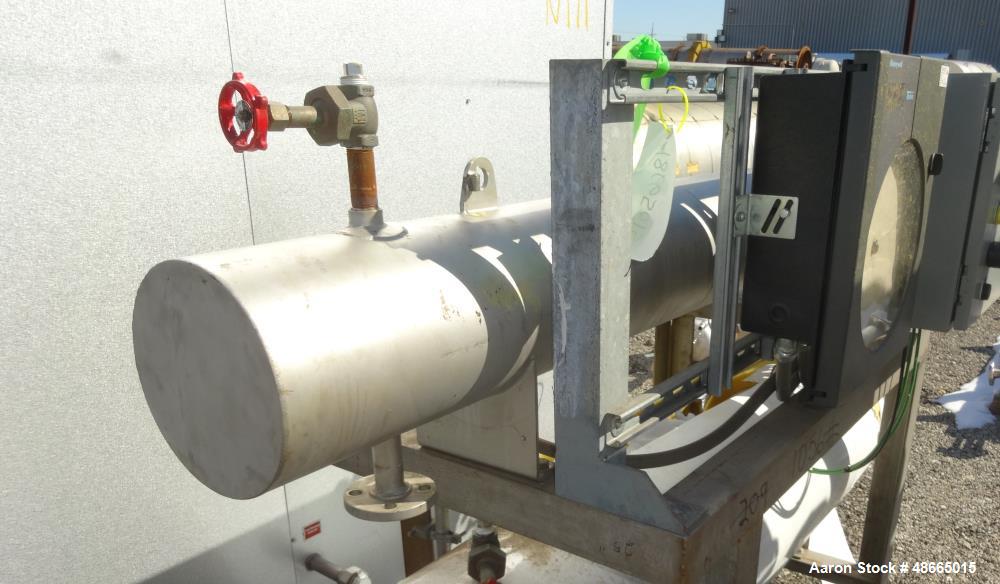 Used Allegheny Bradford Dual Mounted Heat Exchanger System, Stainless Steel.