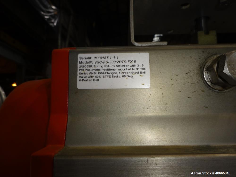 Used Enerquip Shell & Tube Heat Exchanger System, Stainless Steel, Horizontal.