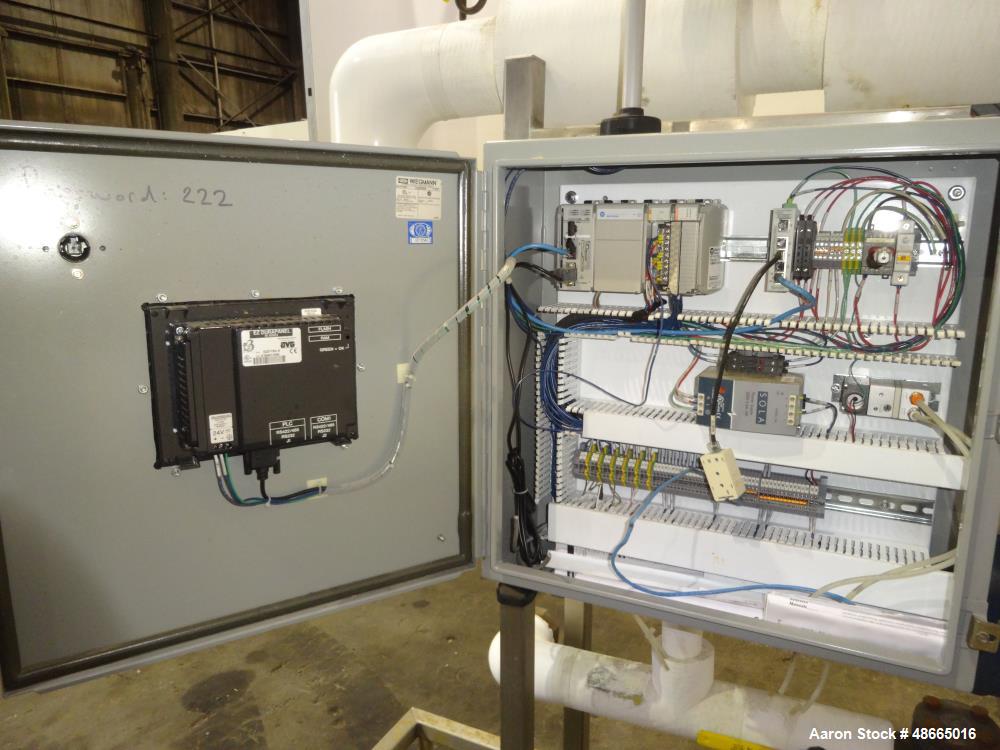 Used Enerquip Shell & Tube Heat Exchanger System, Stainless Steel, Horizontal.