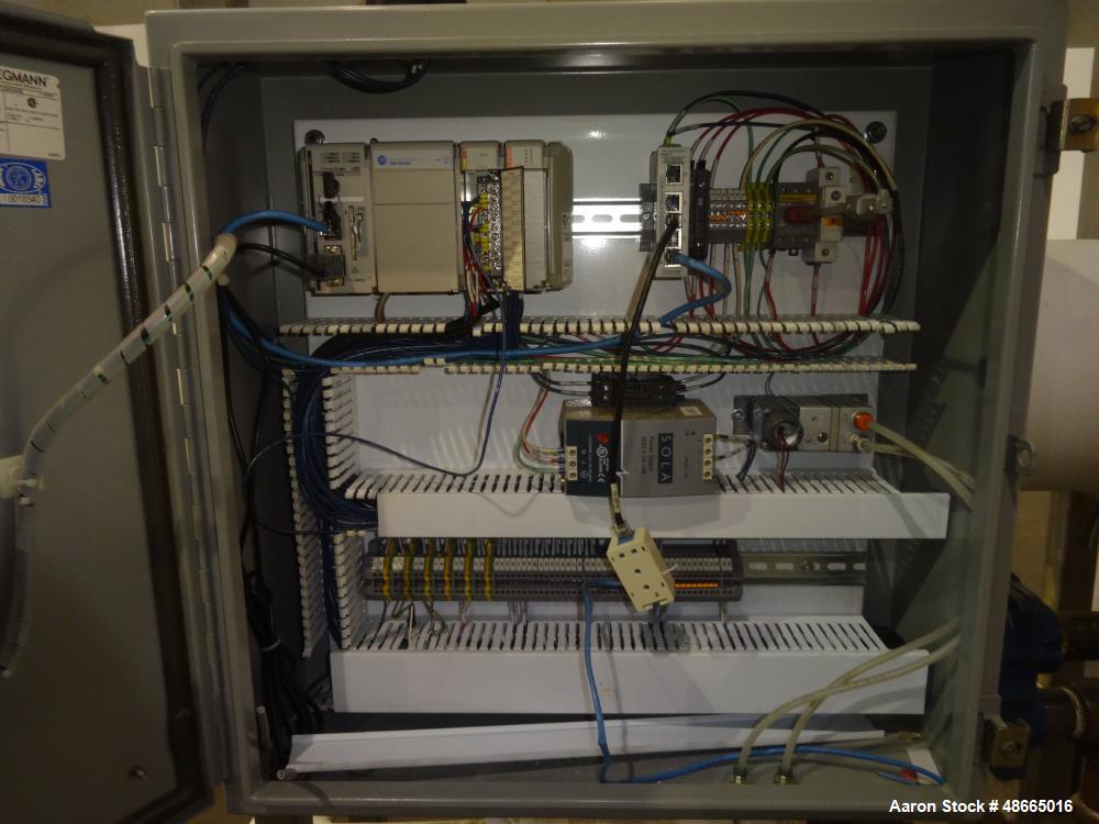 Used Enerquip Shell & Tube Heat Exchanger System, Stainless Steel, Horizontal.
