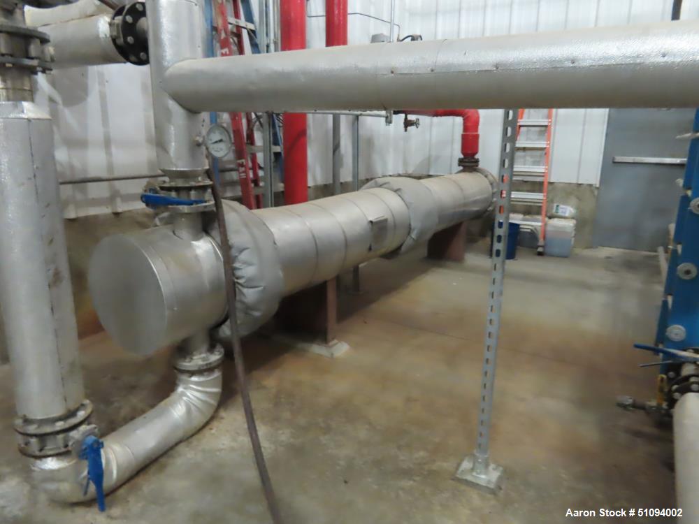 Used Mason Manufacturing 4 Pass Shell & Tube Heat Exchanger