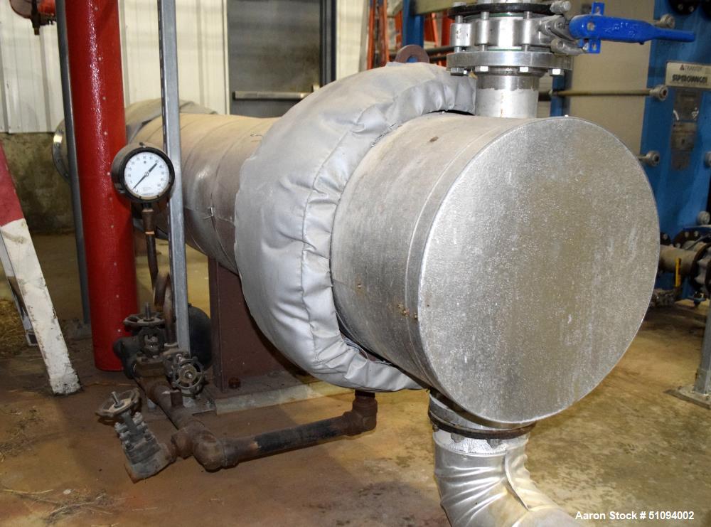 Used Mason Manufacturing 4 Pass Shell & Tube Heat Exchanger