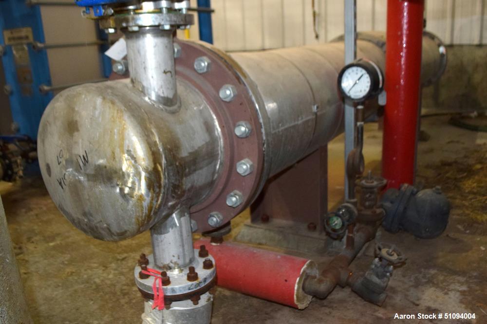 Used Mason Manufacturing 4 Pass Shell & Tube Heat Exchanger