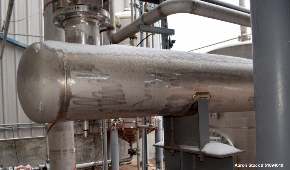 Used Mason Manufacturing 4 Pass U Tube Shell & Tube Heat Exchanger