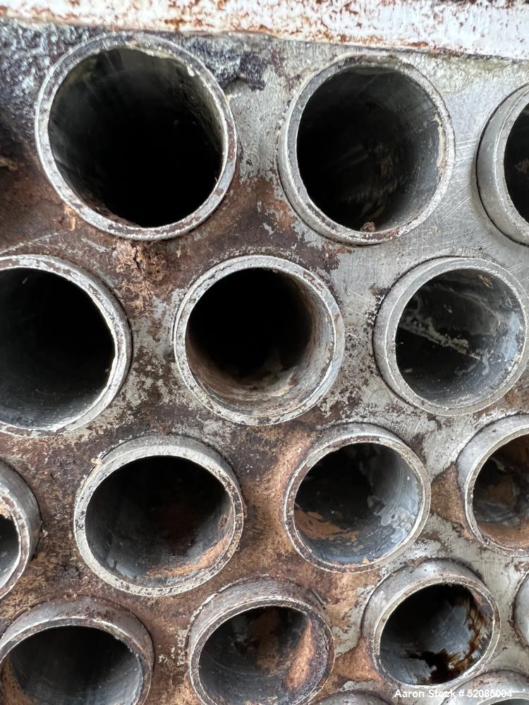 Used Struthers Industries Shell & Tube Heat Exchanger, Approximate 278.9 Square Feet, 316L Stainless Steel, Horizontal. 316L Stainless steel shell rated 150 psi / FV at 0 to 500 degrees F. (120) 316L...