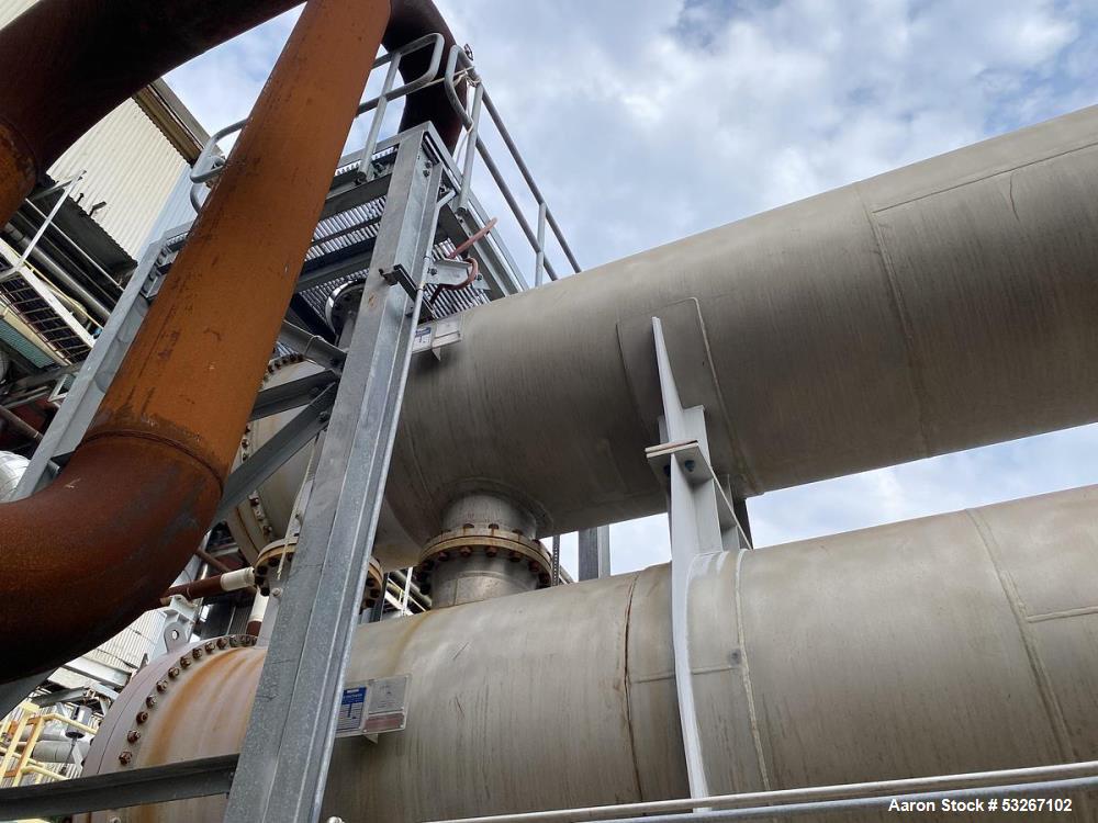 Used Southern Heat Exchanger 8500 Sq. Ft. 304L Stainless Horizontal Heat Exchanger – 51" x 26', Built 2019