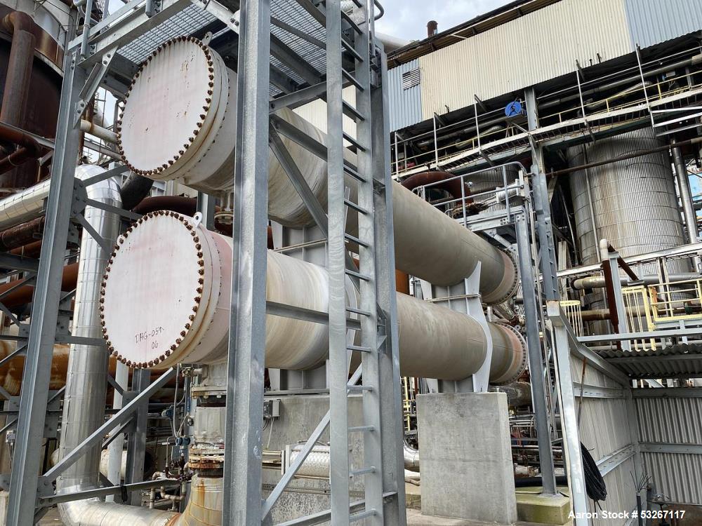 Used Southern Heat Exchanger Corp. 304L Stainless Steel Horizontal Heat Exchanger, Approximately 8500 sq. ft