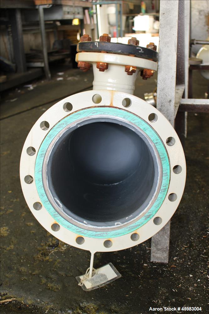Unused- AT&F Advanced Metals Single Pass Shell and Tube Heat Exchanger, 76.2 Square Feet, Horizontal. Carbon steel shell rated 195 psi at -20 to 400 degrees F. (67) 3/4" Diameter x 72" long 2205 stai...
