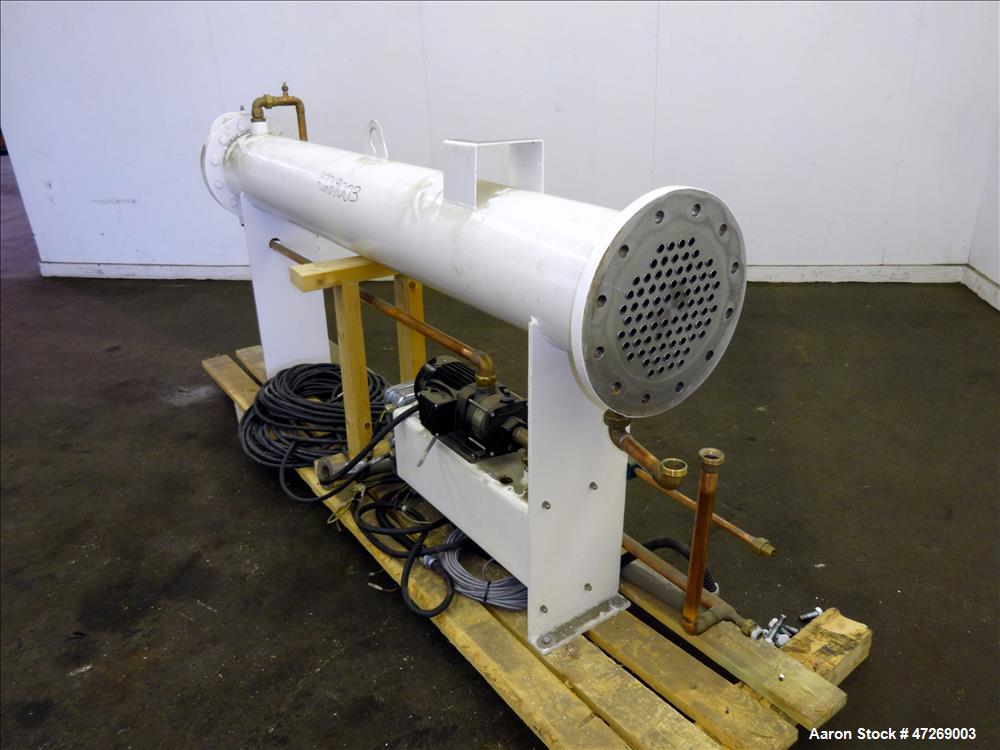 Used Aasted-Mikroverk Shell and Tube Type Heat Exchanger, Type 6m2, Approximate
