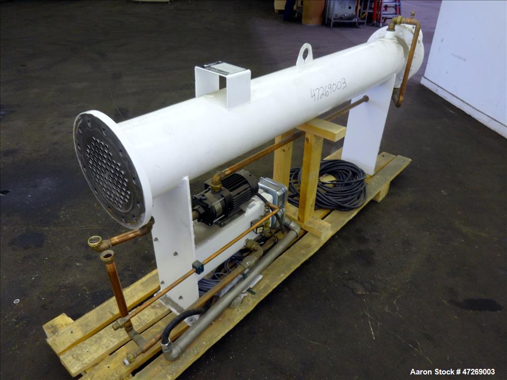 Used Aasted-Mikroverk Shell and Tube Type Heat Exchanger, Type 6m2, Approximate
