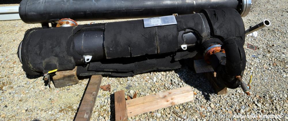 Used Allegheny Bradford 4 Pass Sanitary U Tube Heat Exchanger, Approximately 17