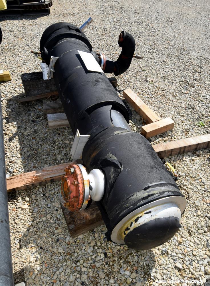 Used Allegheny Bradford 4 Pass Sanitary U Tube Heat Exchanger, Approximately 17