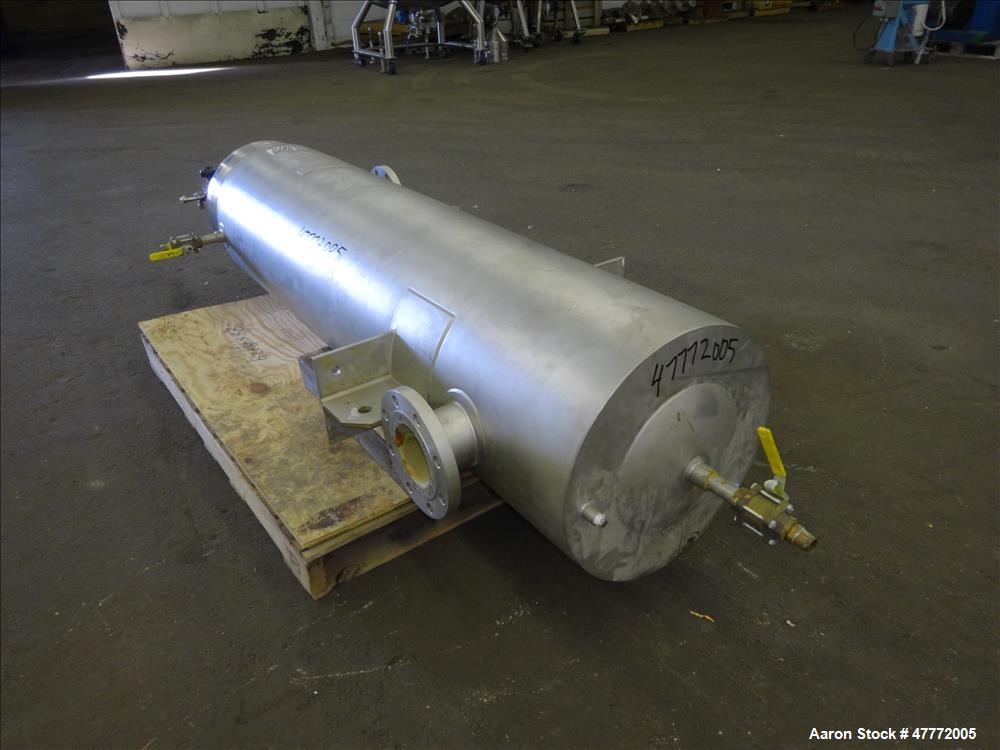 Used Allegheny Bradford U-tube Heat Exchanger, 138 Square Feet, Vertical.