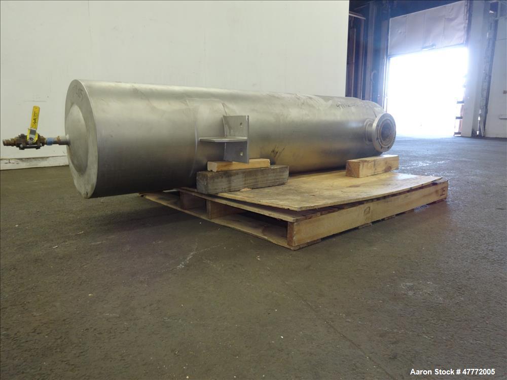 Used Allegheny Bradford U-tube Heat Exchanger, 138 Square Feet, Vertical.