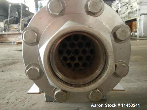 Used Stainless Steel Allegheny Bradford Shell & Tube Heat Exchanger
