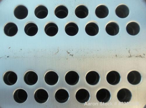 Used- Allegheny Bradford U Tube Heat Exchanger, Approximately 6 Square Feet, Vertical. 304L Stainless steel shell rated 150 ...