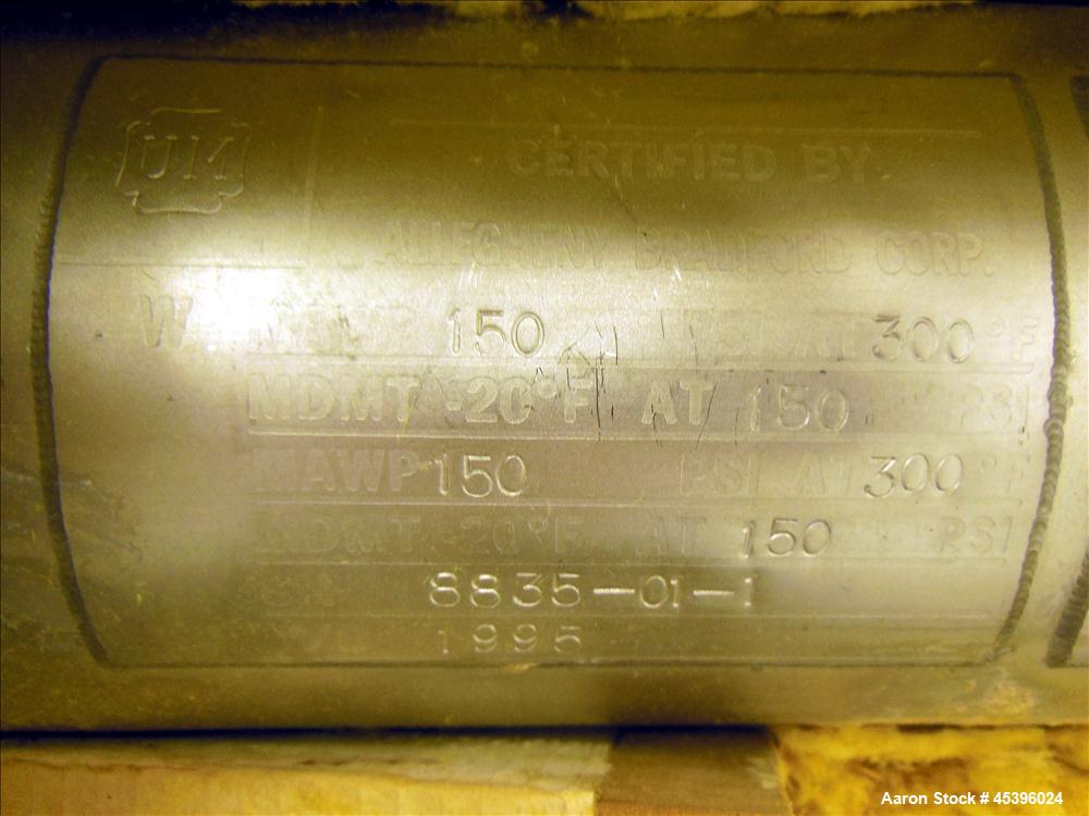 Used Allegheny Bradford 4 Pass U Tube Heat Exchanger